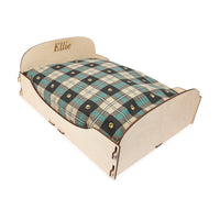 Ultimate Comfort Birch w/Paw Teal Soft Pad