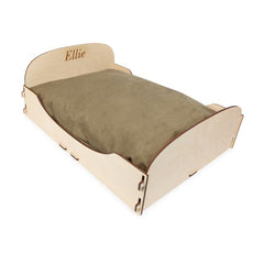 6036Ultimate Comfort Sleigh-Birch w/ Soft Pad-Olive Green